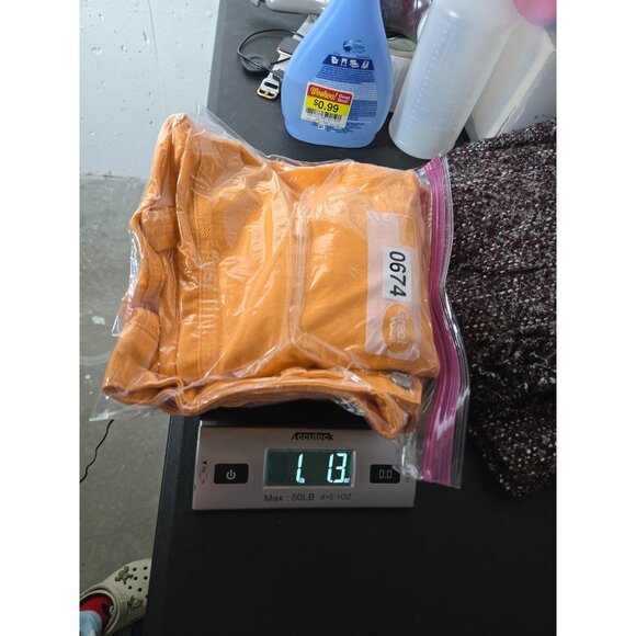 SONG Juniors Orange Carpenter 90s Boyfriend Button-Fly Jeans Size 9/29 Casual - Picture 10 of 10